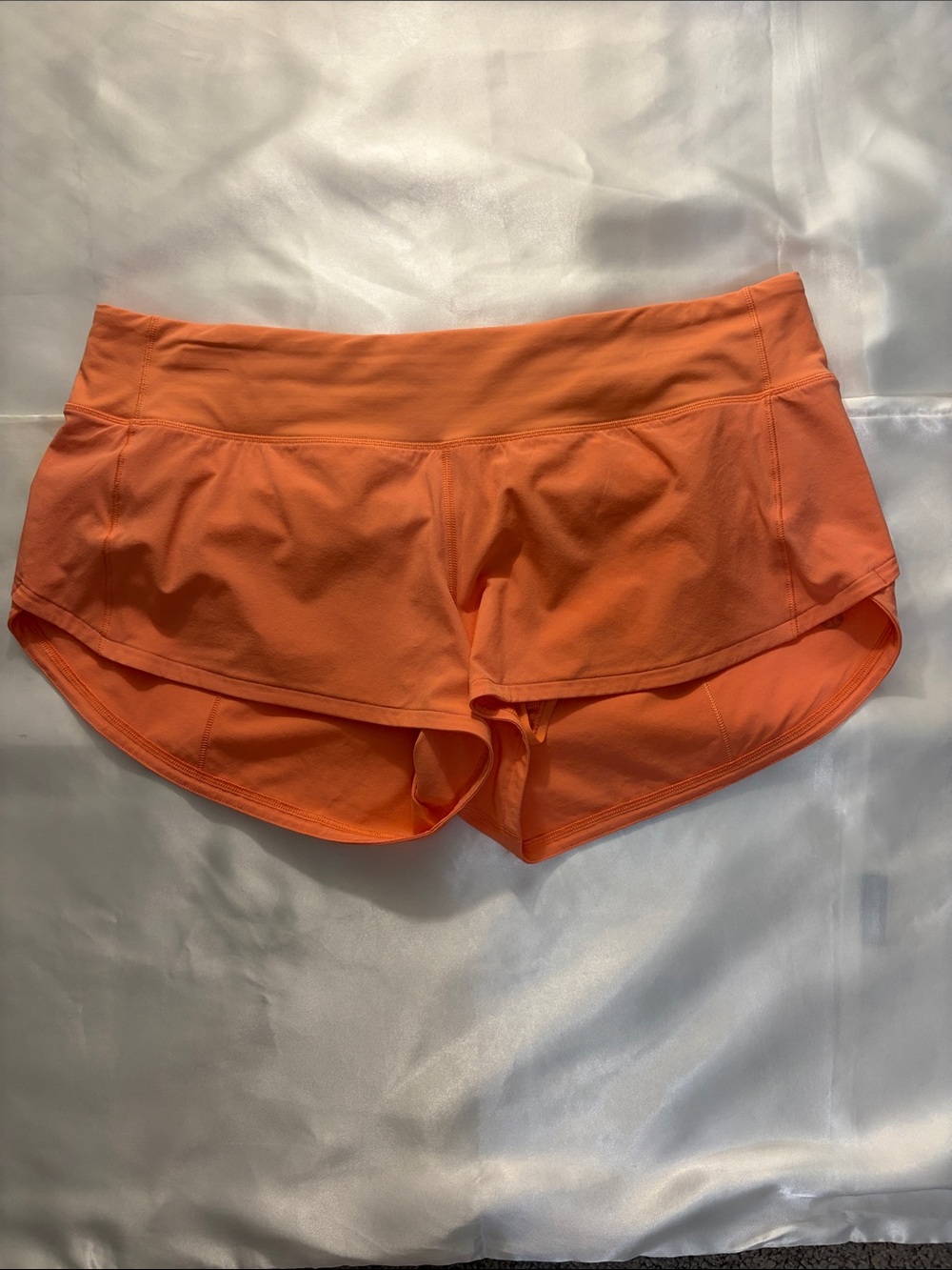 lululemon athletica Layered Running Shorts - Bright Orange